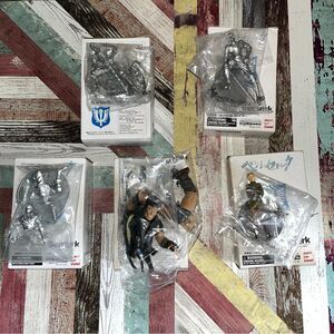 Vintage (2005) Berserk NIB Art of War Anime Figures Set (5) Wyard Pippin Judo